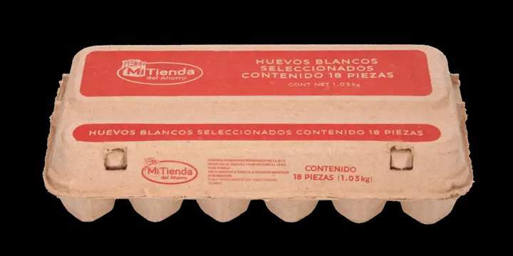 Huevo Mi Tienda Blanco 18 piezas
