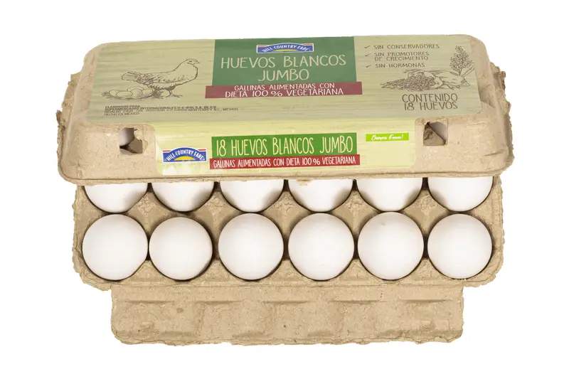 Huevo HCF Jumbo 18 piezas