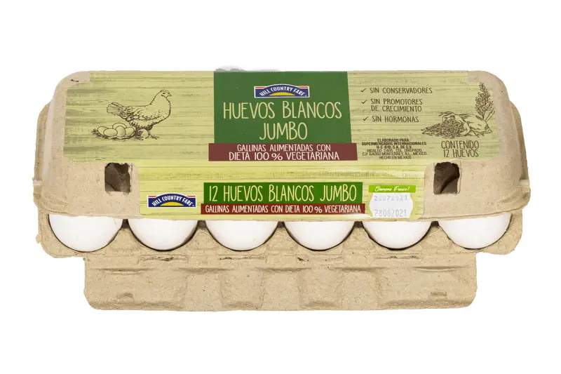 Huevo HCF Jumbo 12 piezas