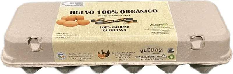 Huevo HUEBOX Orgánico 12 piezas