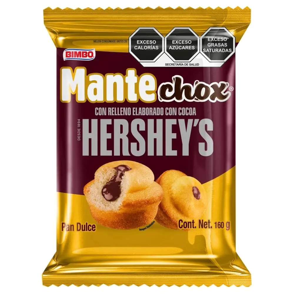 Pan Dulce Mantechox Hersheys 160g