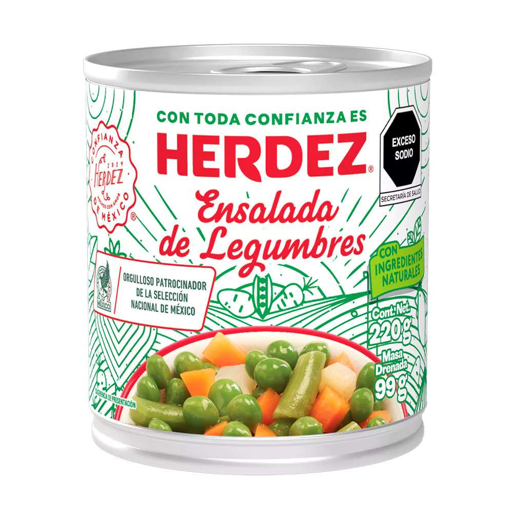 Ensalada de Legumbres Herdez 220 g