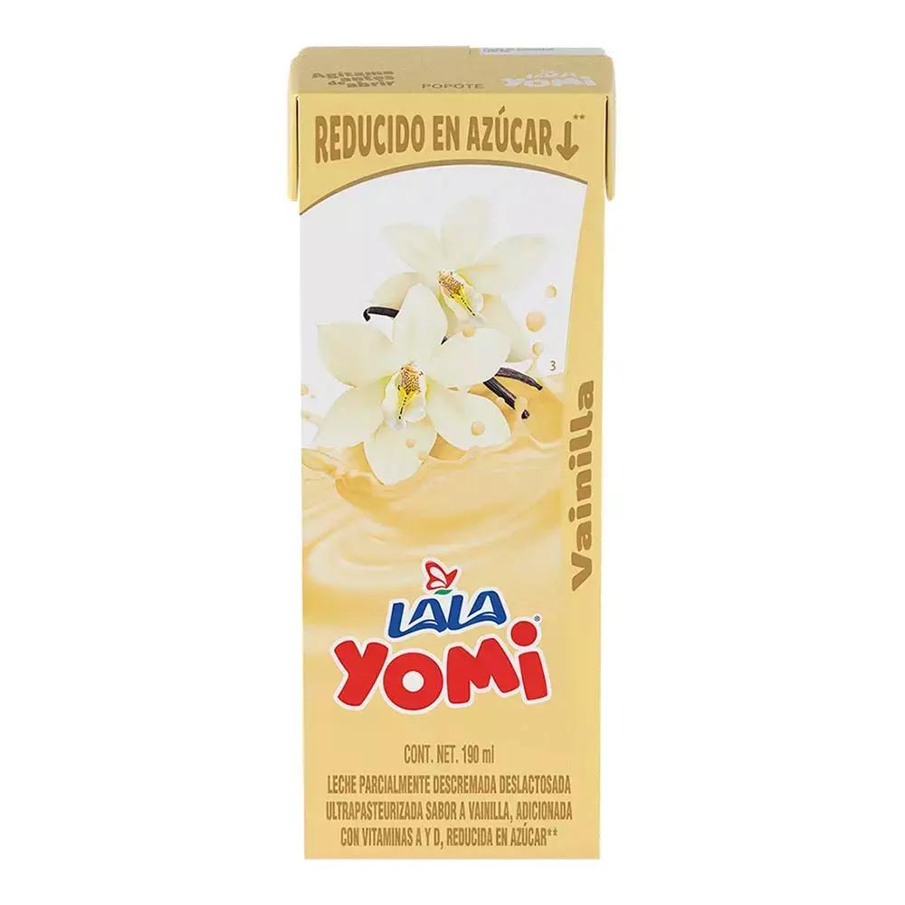 Leche saborizada LALA Yomi Tetra Vainilla 190 mL