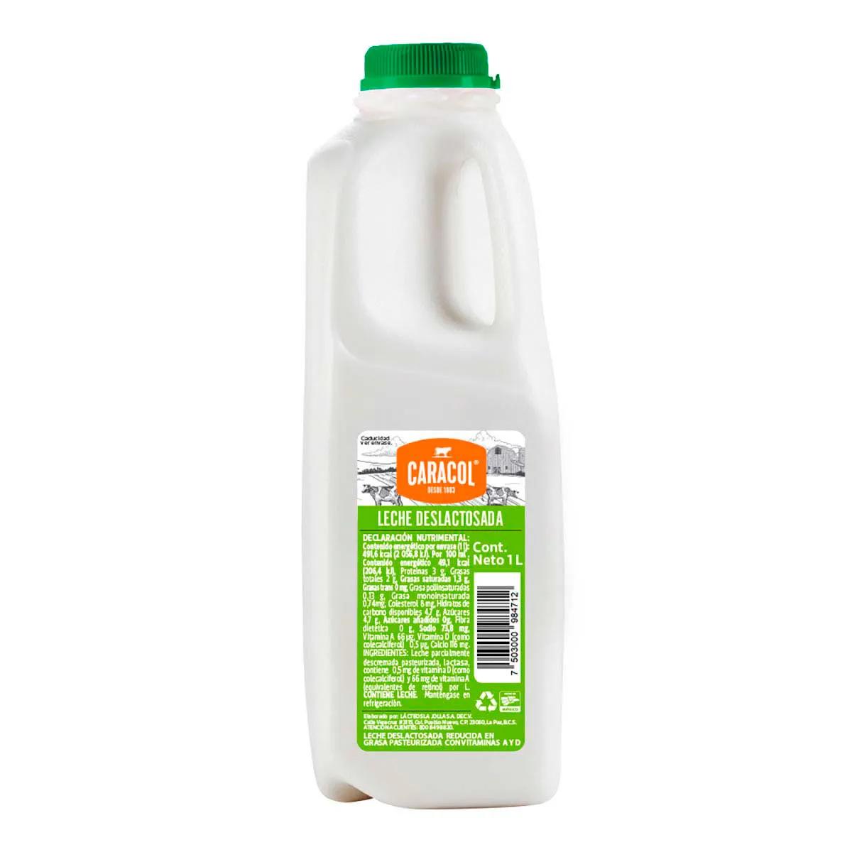 Leche Deslactosada Caracol 1L