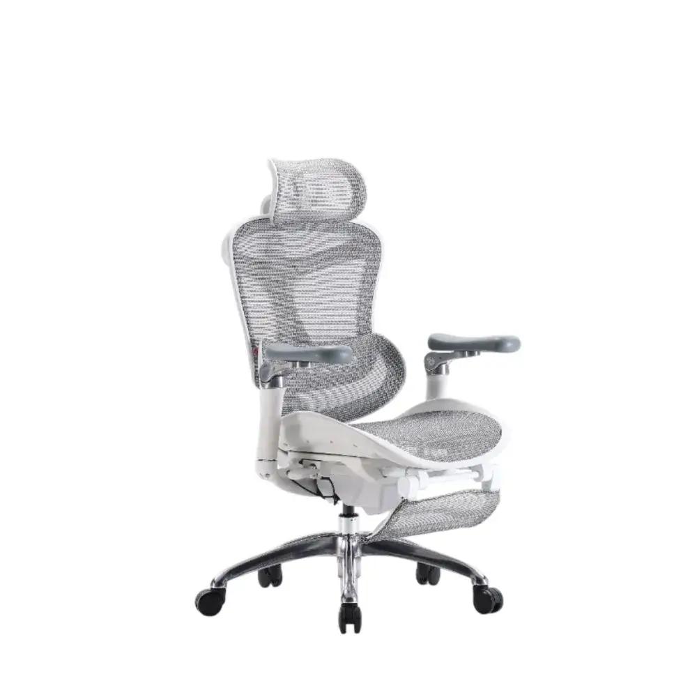 Silla Ejecutiva | | Ergomax Lumbar | Blanca Reposapiés